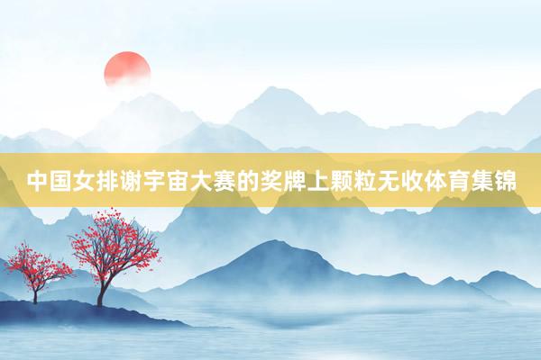 中国女排谢宇宙大赛的奖牌上颗粒无收体育集锦