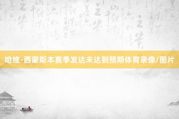 哈维-西蒙斯本赛季发达未达到预期体育录像/图片