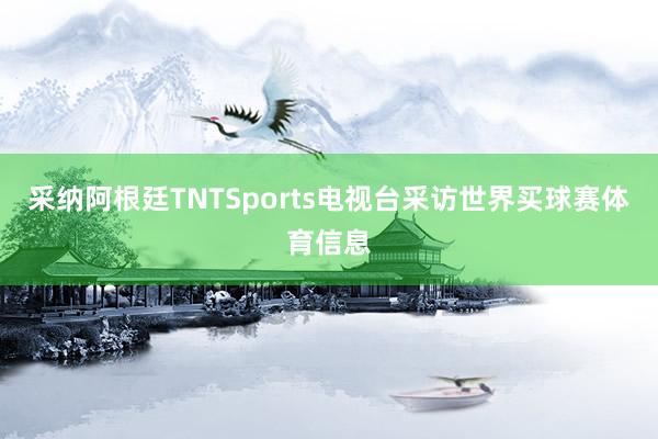 采纳阿根廷TNTSports电视台采访世界买球赛体育信息