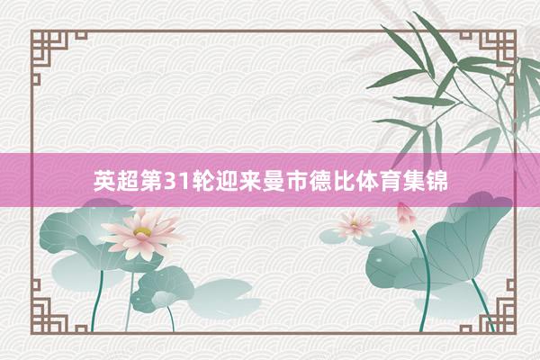 英超第31轮迎来曼市德比体育集锦