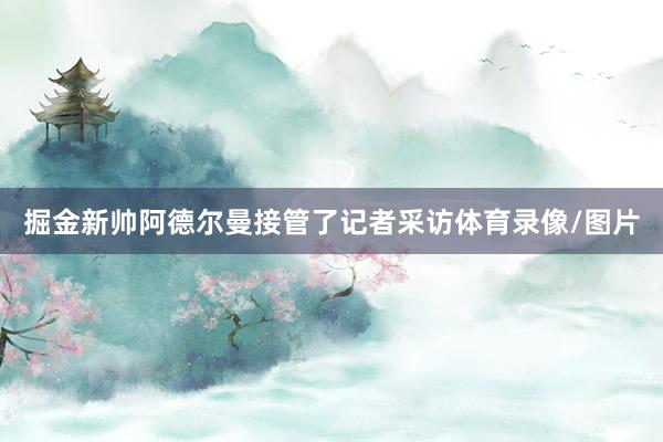 掘金新帅阿德尔曼接管了记者采访体育录像/图片