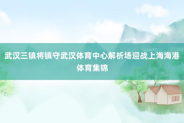 武汉三镇将镇守武汉体育中心解析场迎战上海海港体育集锦