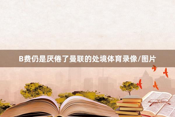 B费仍是厌倦了曼联的处境体育录像/图片