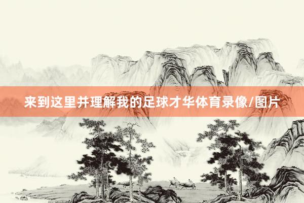 来到这里并理解我的足球才华体育录像/图片