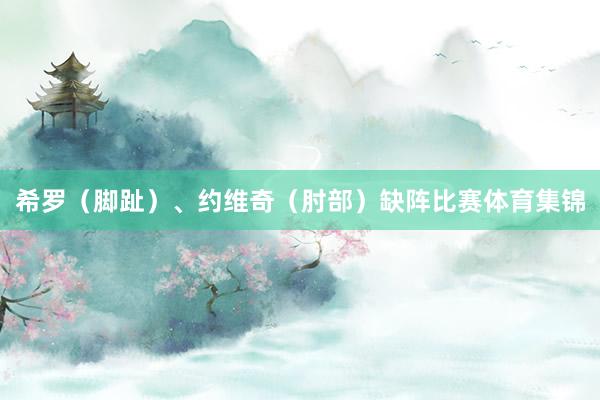 希罗（脚趾）、约维奇（肘部）缺阵比赛体育集锦
