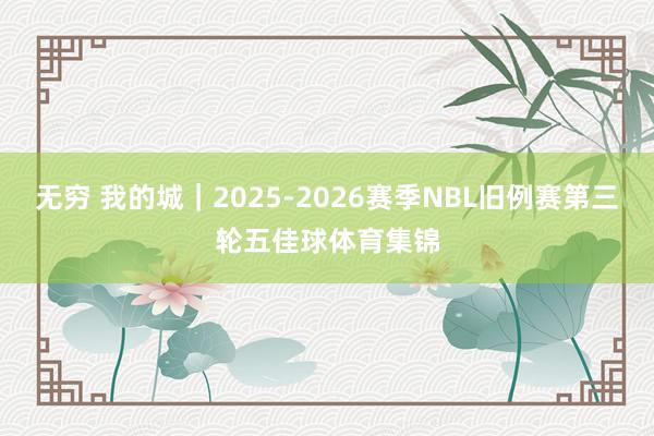 无穷 我的城｜2025-2026赛季NBL旧例赛第三轮五佳球体育集锦