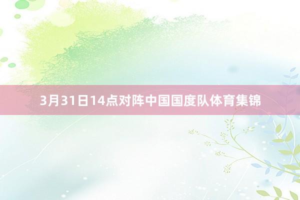 3月31日14点对阵中国国度队体育集锦