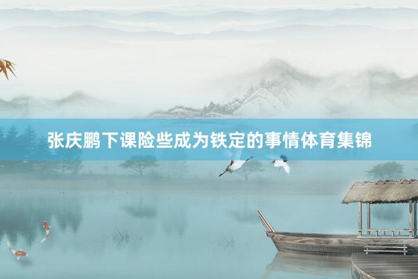 张庆鹏下课险些成为铁定的事情体育集锦