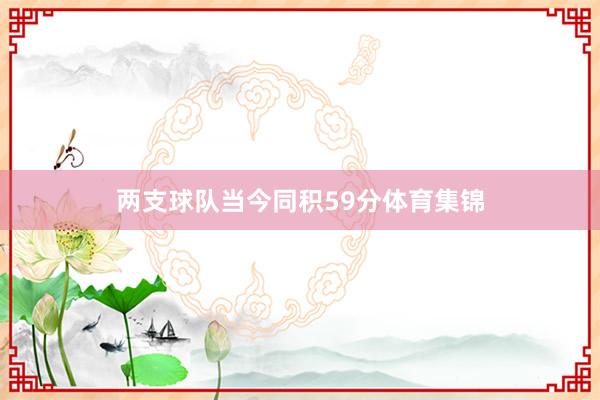 两支球队当今同积59分体育集锦