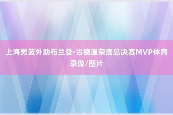 上海男篮外助布兰登·古德温荣膺总决赛MVP体育录像/图片